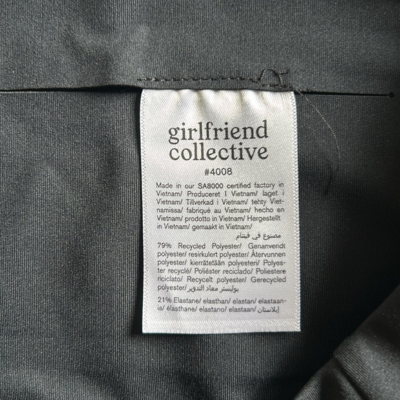 Girlfriend Collective Black High Waist Compression Leggings szXS - Picture 7 of 16